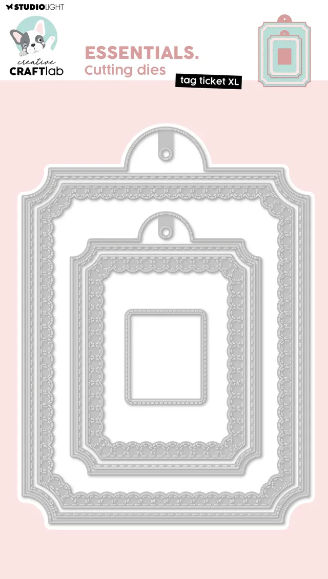 Studio Light Essentials Tag Ticket XL dies 182x132 mm