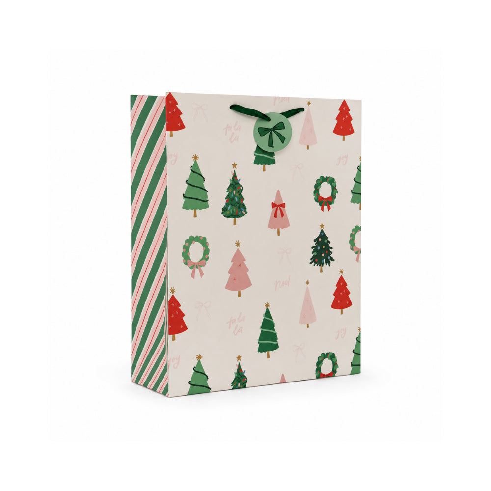 KaiserCraft Christmas Forest gavepose XL sett med kort
