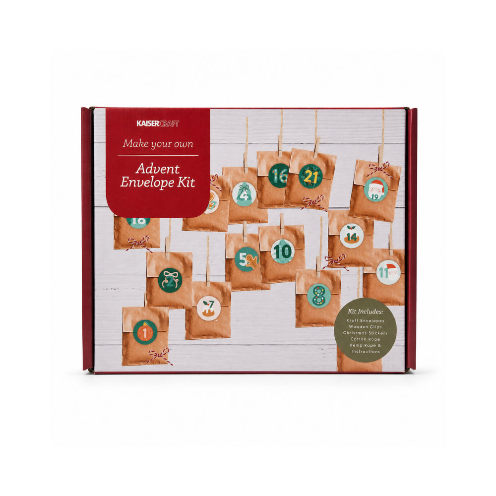 KaiserCraft adventskalender lag selv konvolutter 24 pk