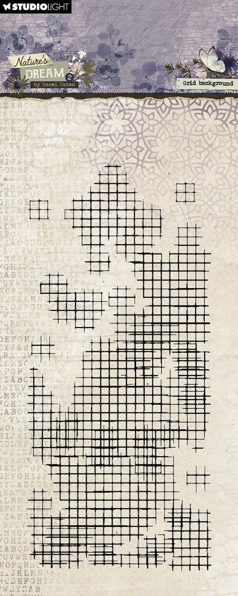 Studio Light Nature's Dream 2 stempel Grid rutenett