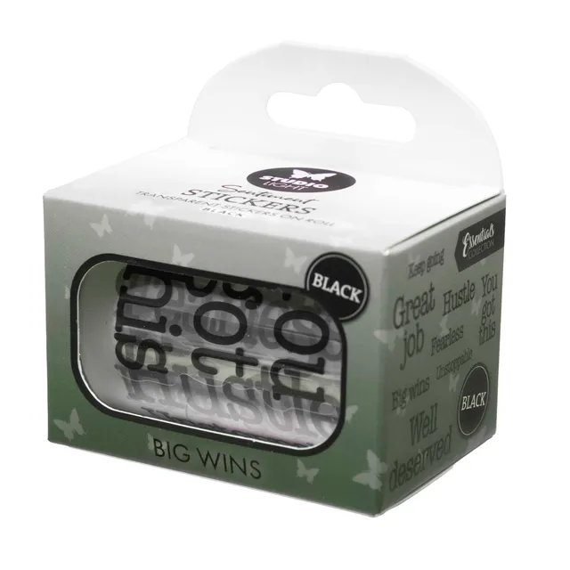 Studio Light Essentials stickers Big Wins svart 5 meter