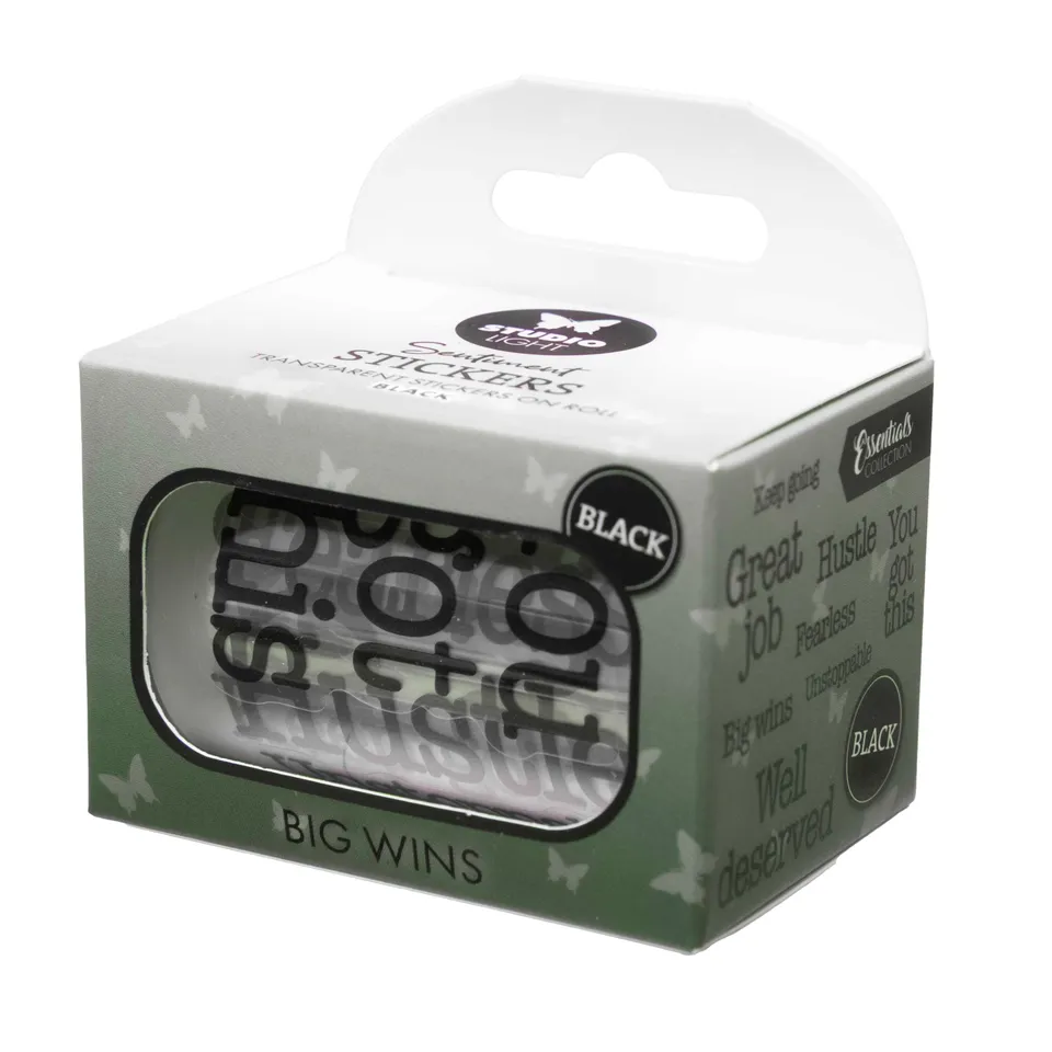 Studio Light Essentials stickers Big Wins svart 5 meter