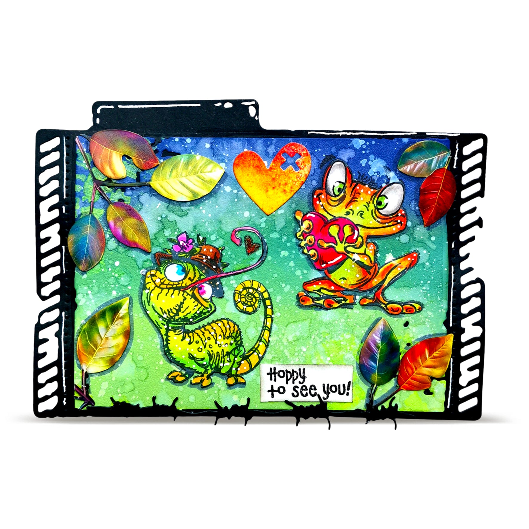 AALL & Create TP-1406 stempelsett Un-frog-gettable A6 frosk