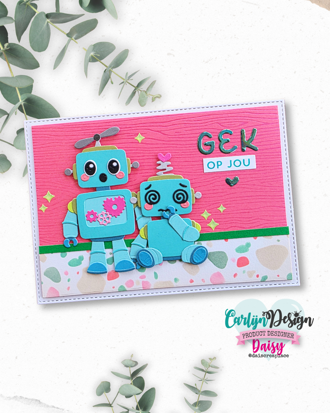 CarlijnDesign Robot Friends CDSN-0384 dies robot