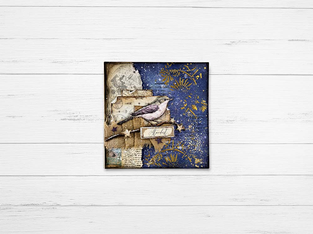 Stamperia Cosmos Complete Collection sett 18-deler art journal