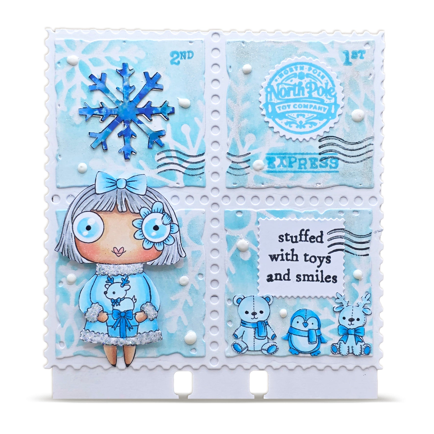 Aall and Create TP-1392 stempelsett A7 North Pole Toy Company