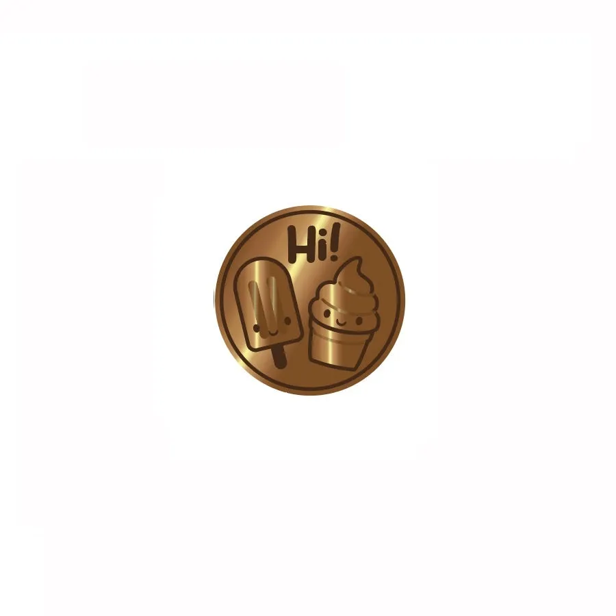 CarlijnDesign CDWX-0038 voksstempel Popsicle Smiles 25,4 mm