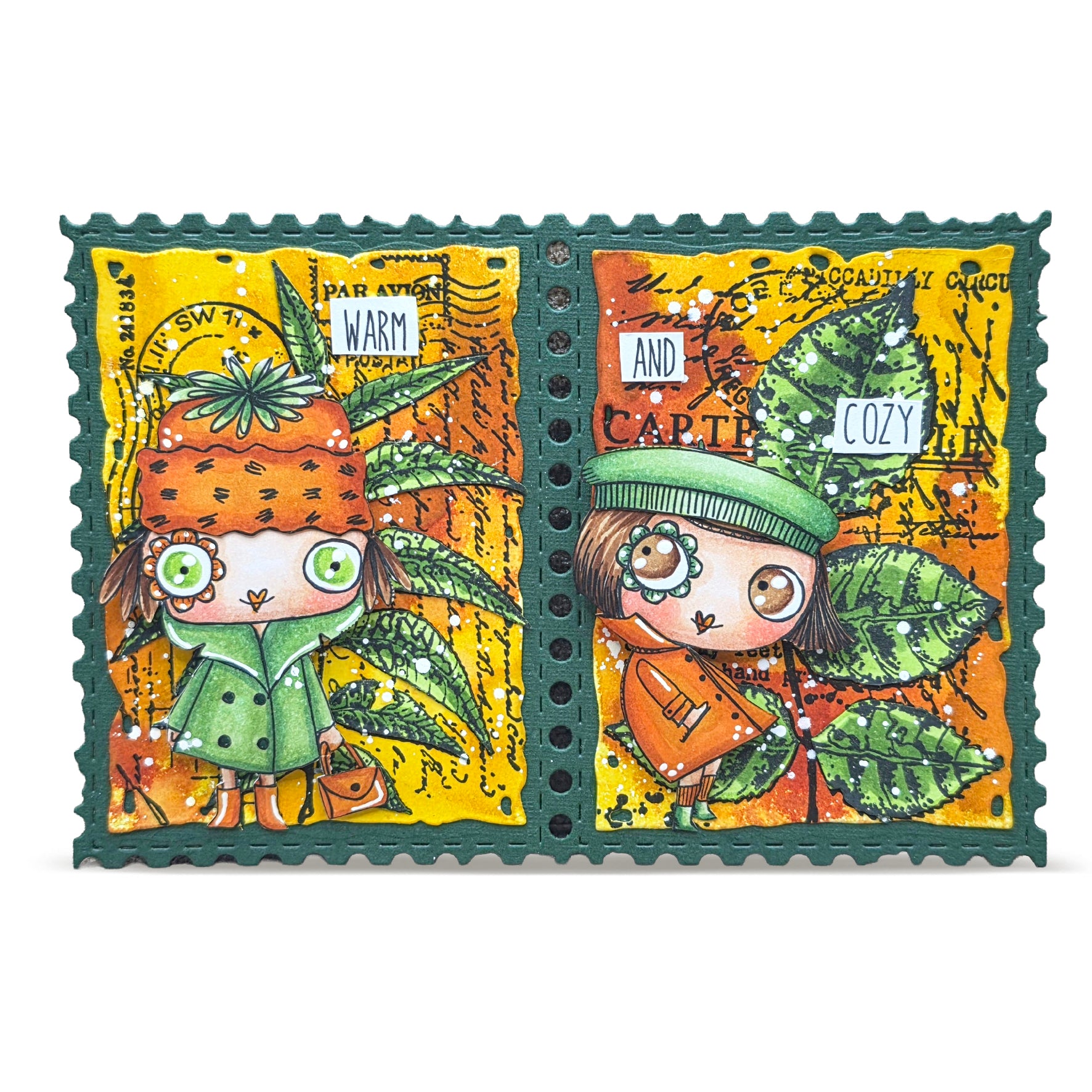 Aall and Create TP-1345 Still Green stempelsett A6