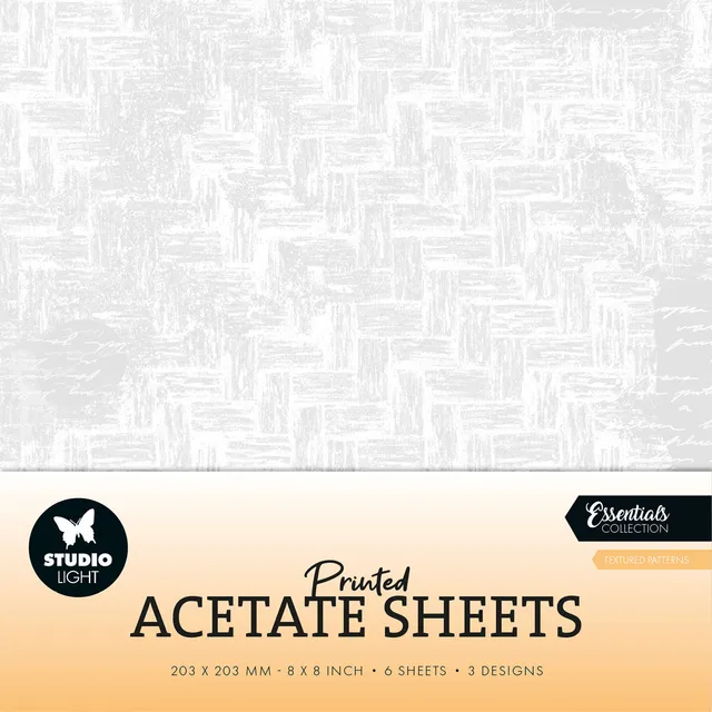 Studio Light Essentials Textured Patterns acetateark