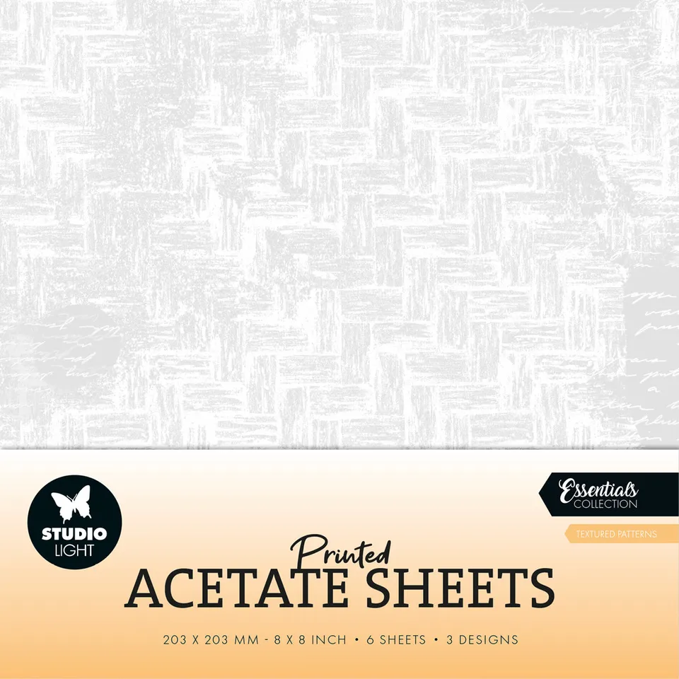 Studio Light Essentials Textured Patterns acetateark