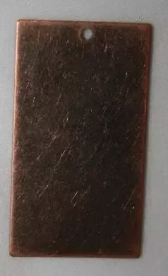 Korthobby Kobber Plate dies kobberfarget