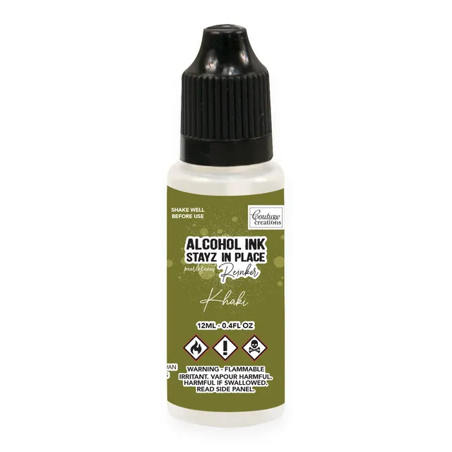 Couture Creations Stayz Khaki blekkrefill perlemor alkohol