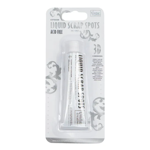 Couture Creations Liquid Scrap Spots lim 24g klar