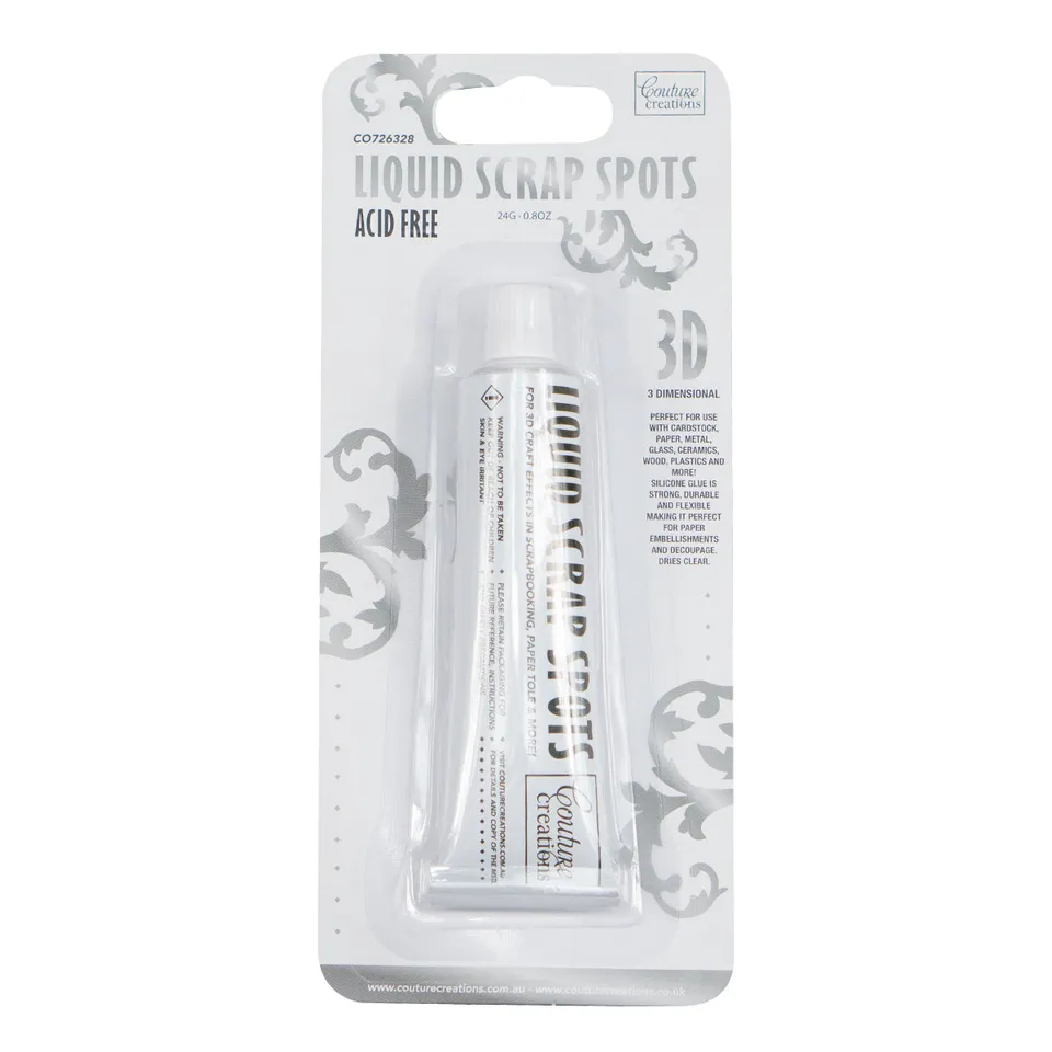 Couture Creations Liquid Scrap Spots lim 24g klar