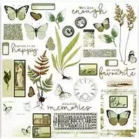 Arden vellum ephemera papirpynt transparent