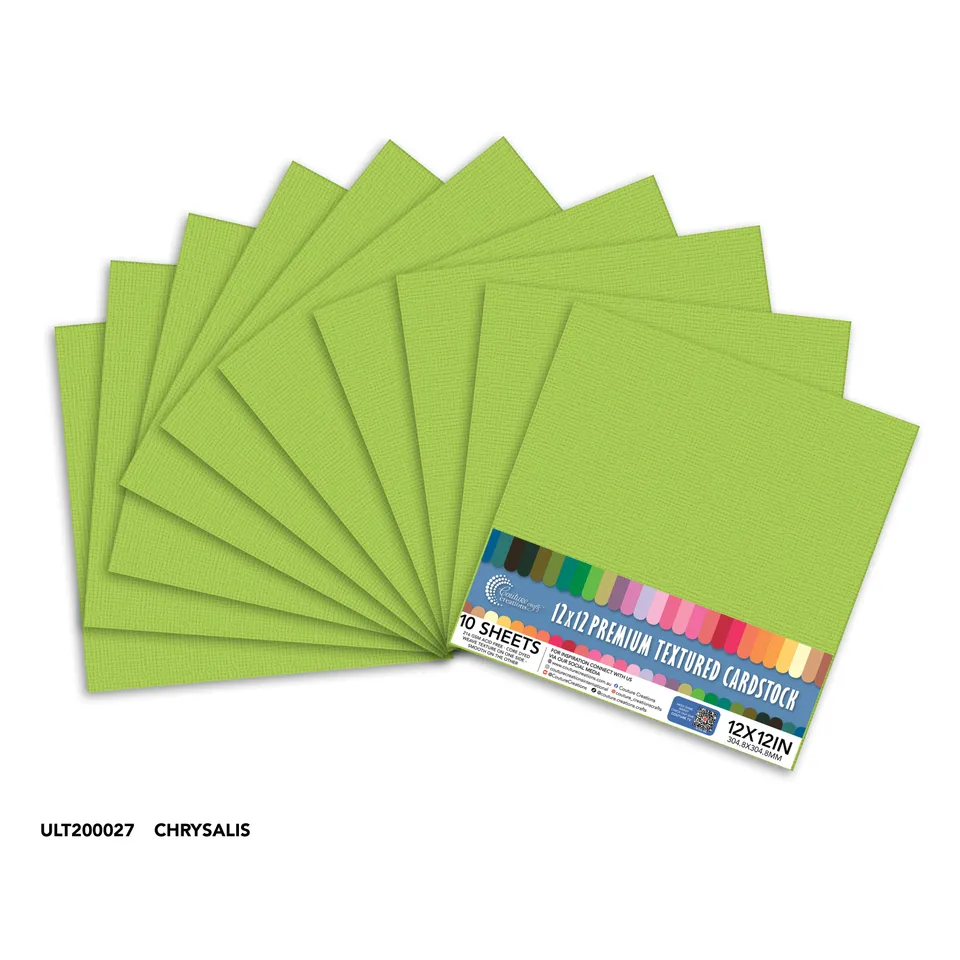 Couture Creations Chrysalis kartong 12x12 10 ark 216 gsm