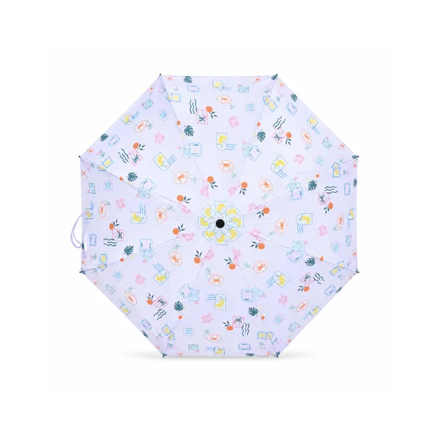 K&Co Sunset Spritz Vacation paraply sommermønster