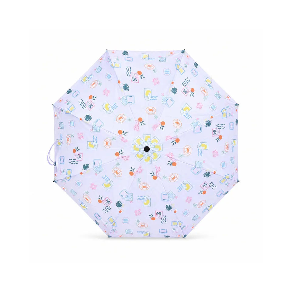 K&Co Sunset Spritz Vacation paraply sommermønster