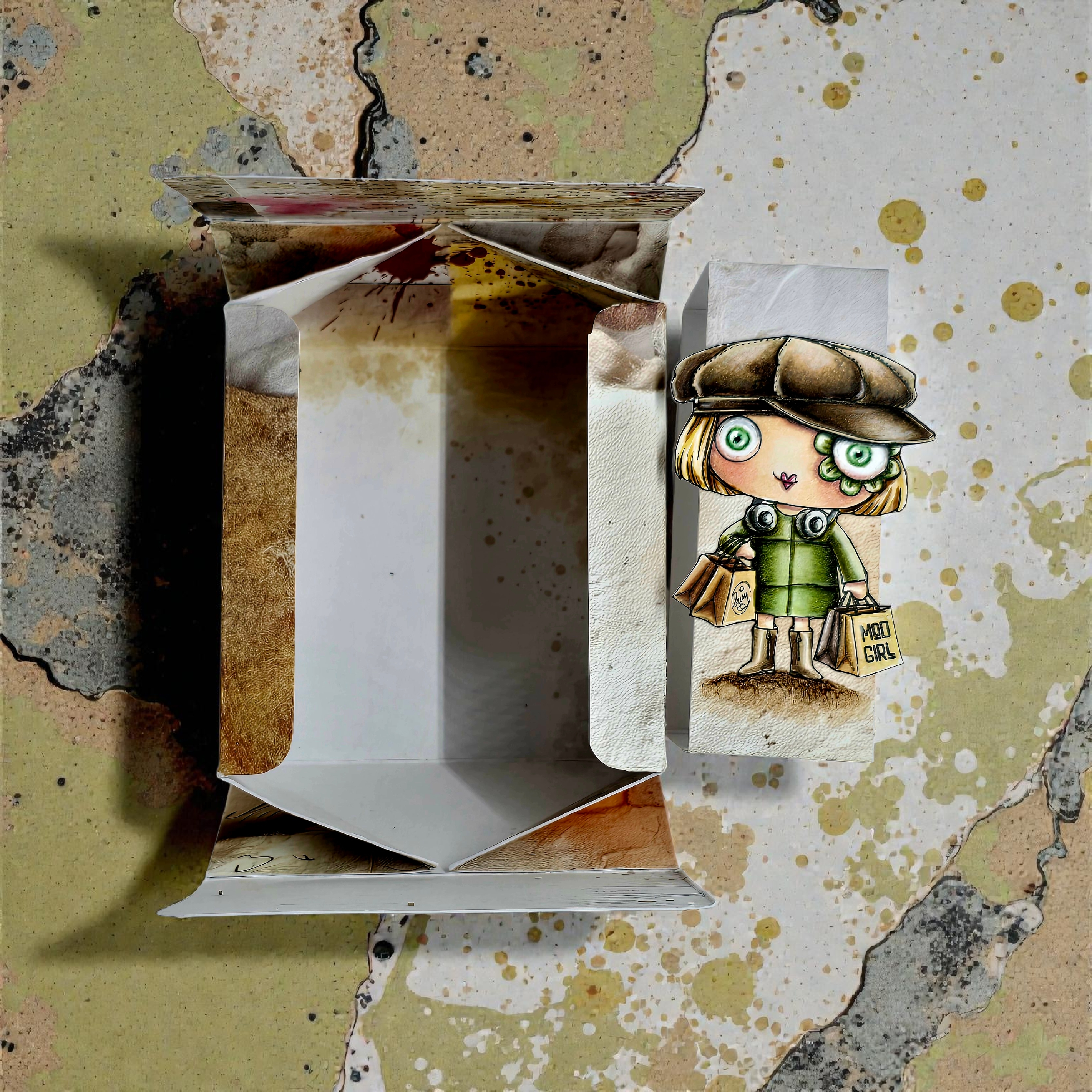 Aall and Create PA-54 mønsterpapir Archive Tales 30x30 cm