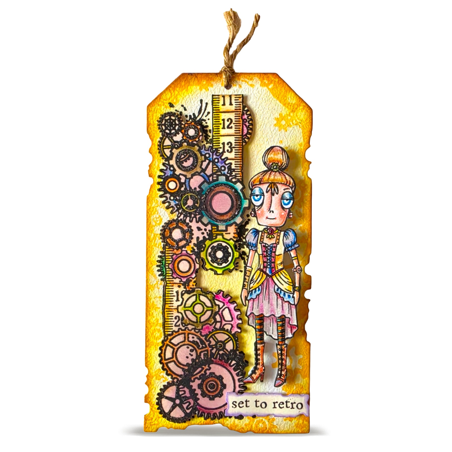 Aall and Create TP-1459 Clockwork Core stempelsett A6 klar