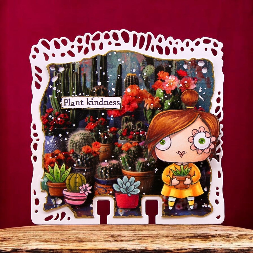 Aall and Create Plant Hugs TP-1360 stempelsett A7 tekst