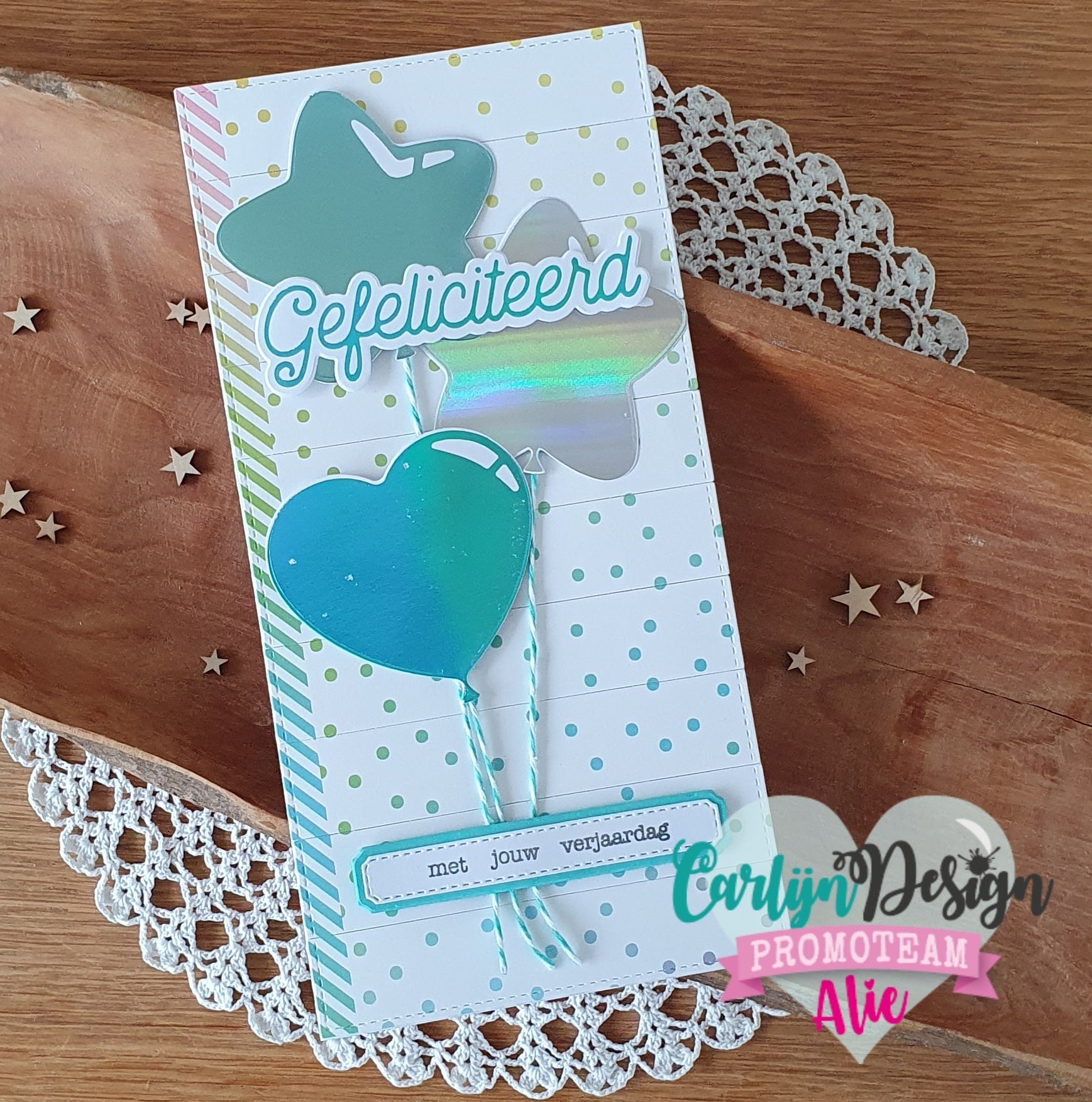 CarlijnDesign Ballonger 2 CDHF-0015 hot foil bursdag