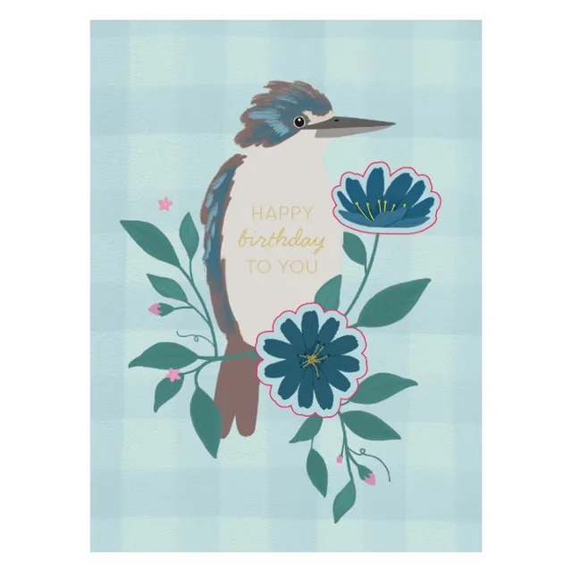 KaiserCraft Bird Song Birthday Bird gratulasjonskort 5x7"