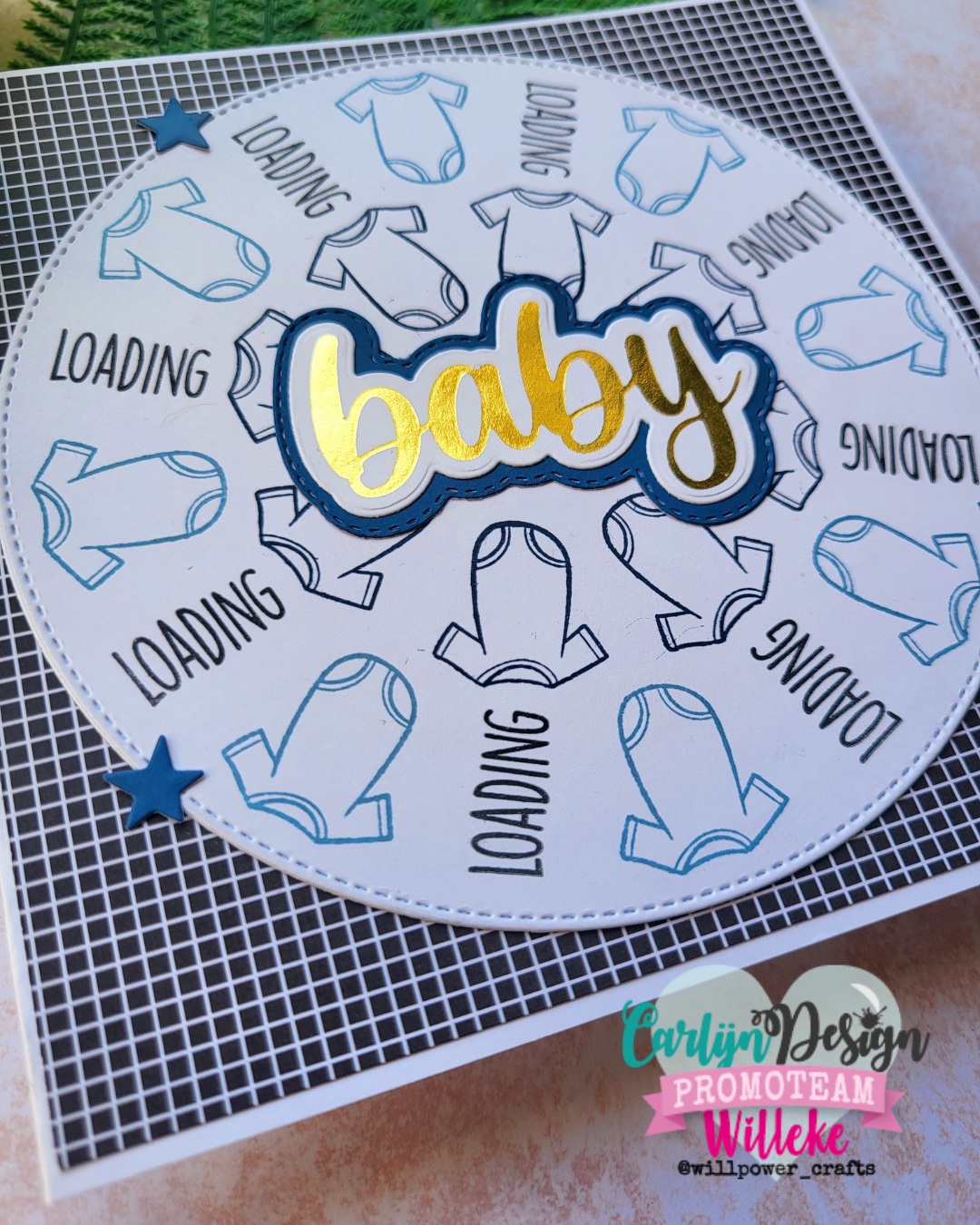 CarlijnDesign Baby baby CDHF-0078 hot foil-plate baby