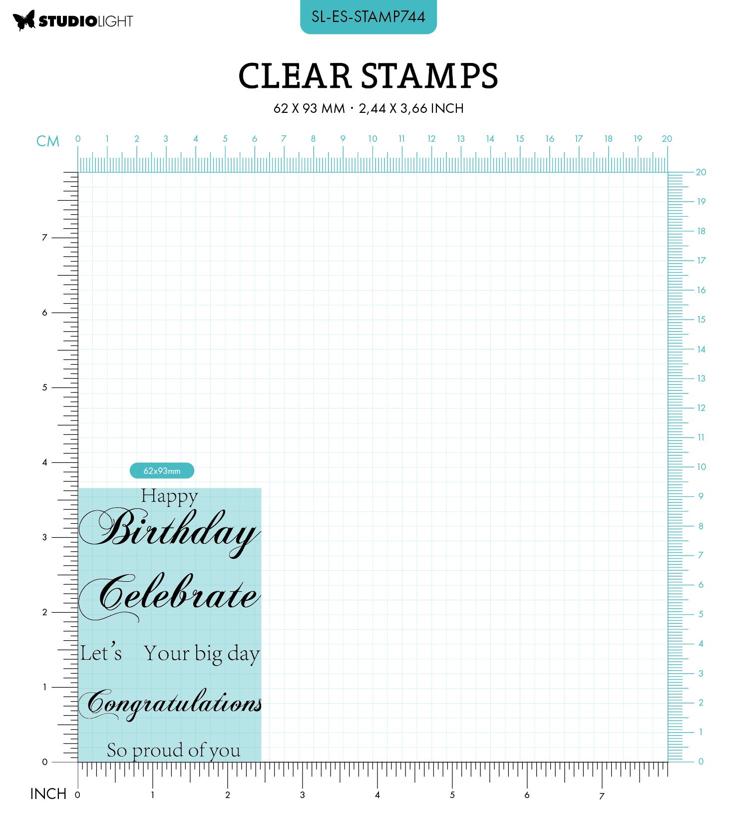 Studio Light Essentials Celebrate stempel