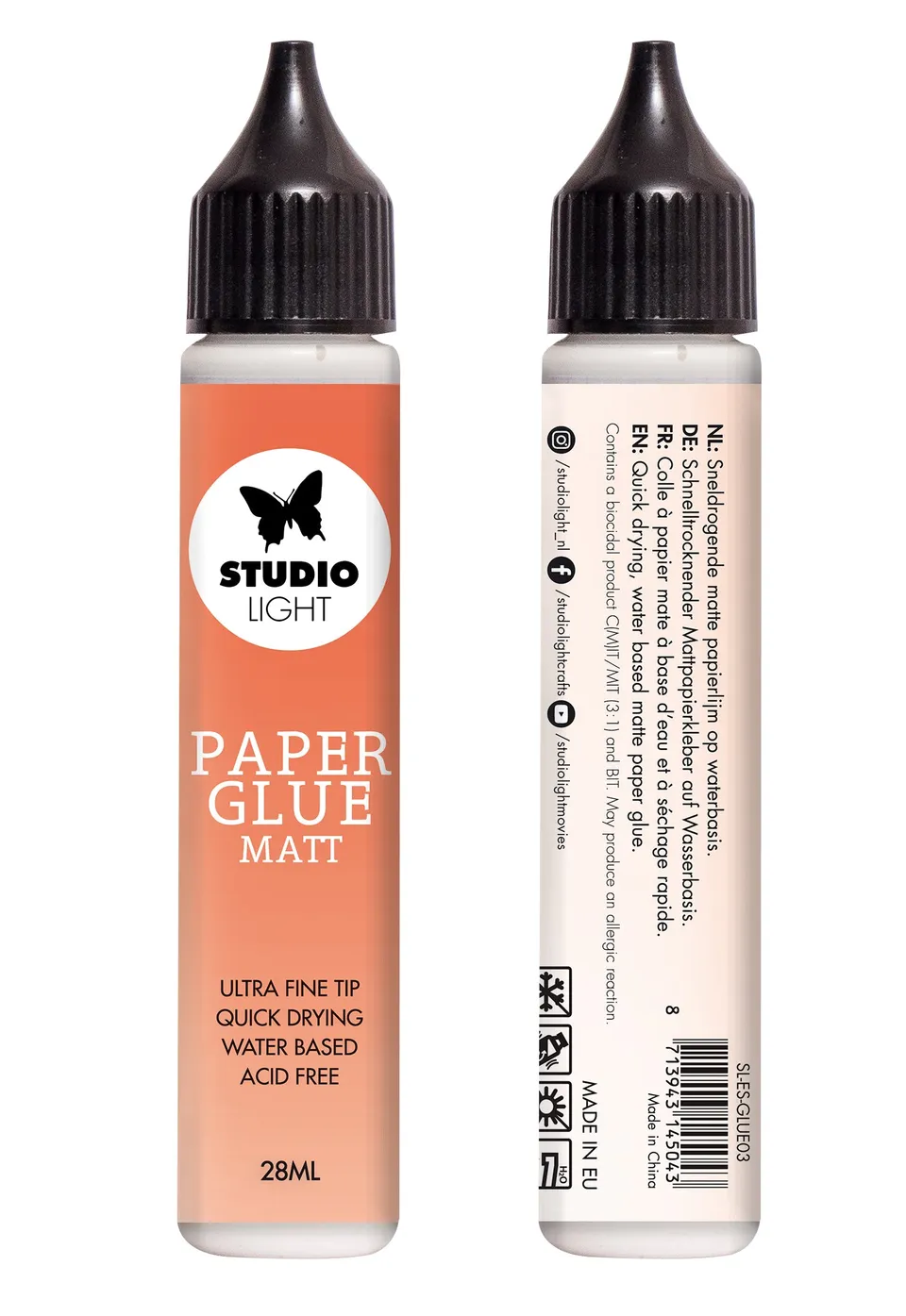 Studio Light Essentials Paper Glue Matte papirlim 28 ml matt