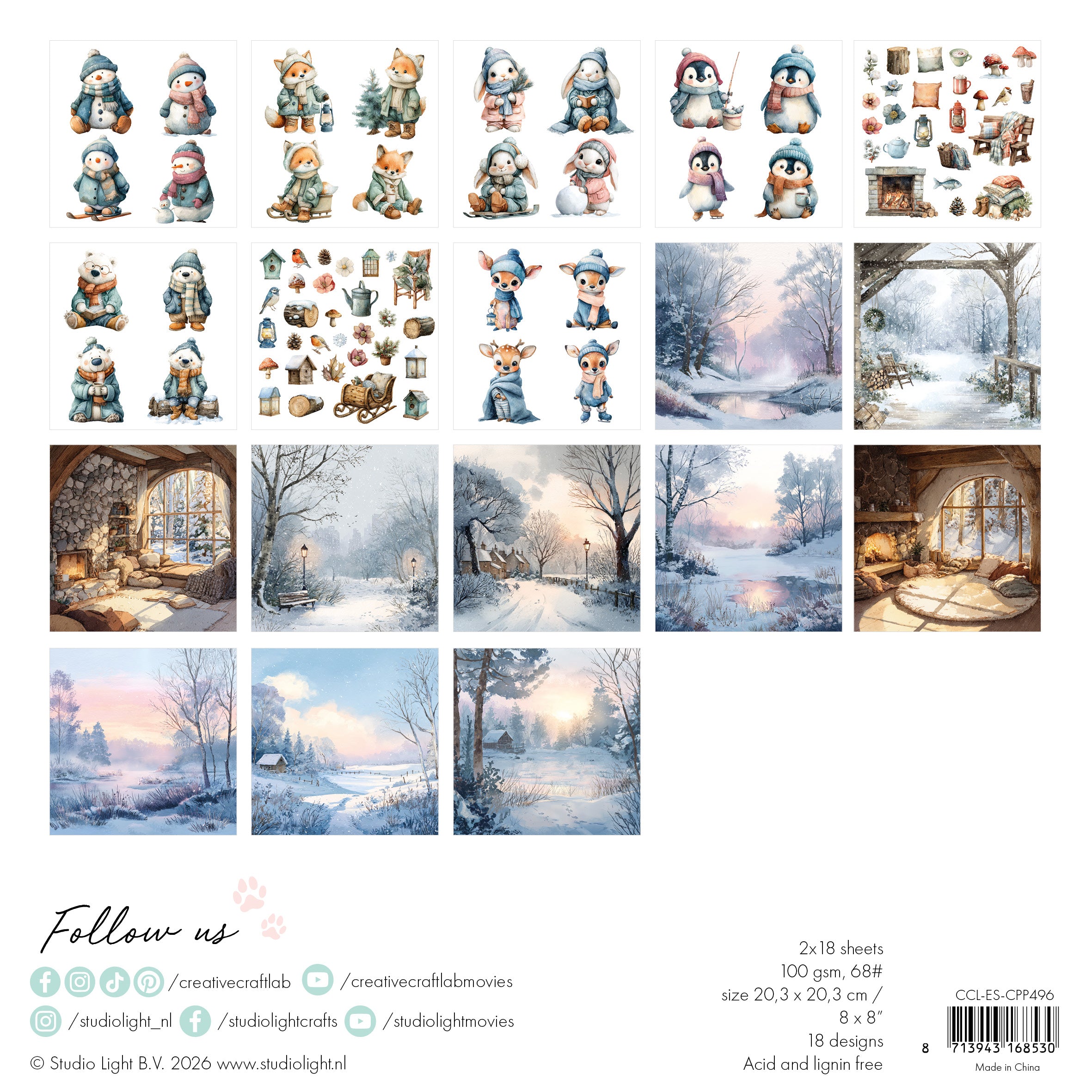 Studio Light Essentials By the Lake collageblokk 36 ark