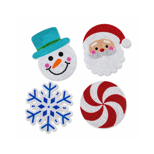 KaiserCraft Christmas Sparkle Coasters FESTIVE brikkesett 4-pk