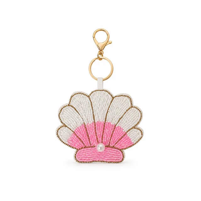 K&Co Sunset Spritz Shell nøkkelring perler sommer