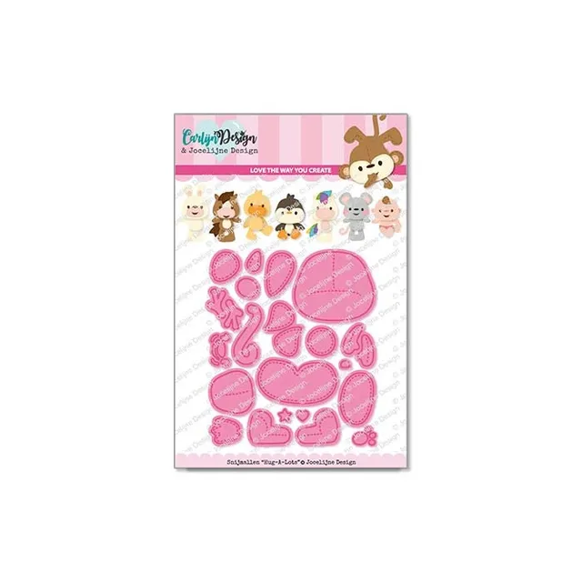 CarlijnDesign Hug-a-lots CDJD-0034 dies bamse 5-7 cm