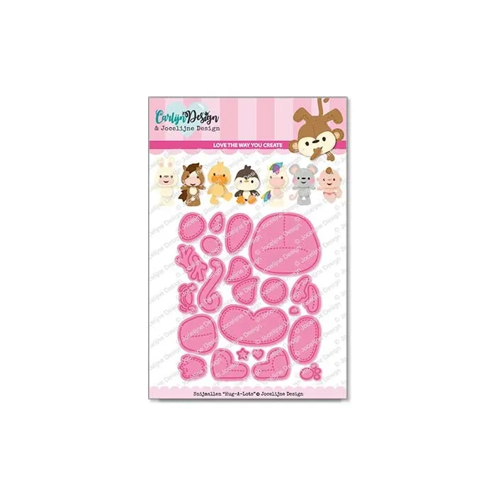 CarlijnDesign Hug-a-lots CDJD-0034 dies bamse 5-7 cm
