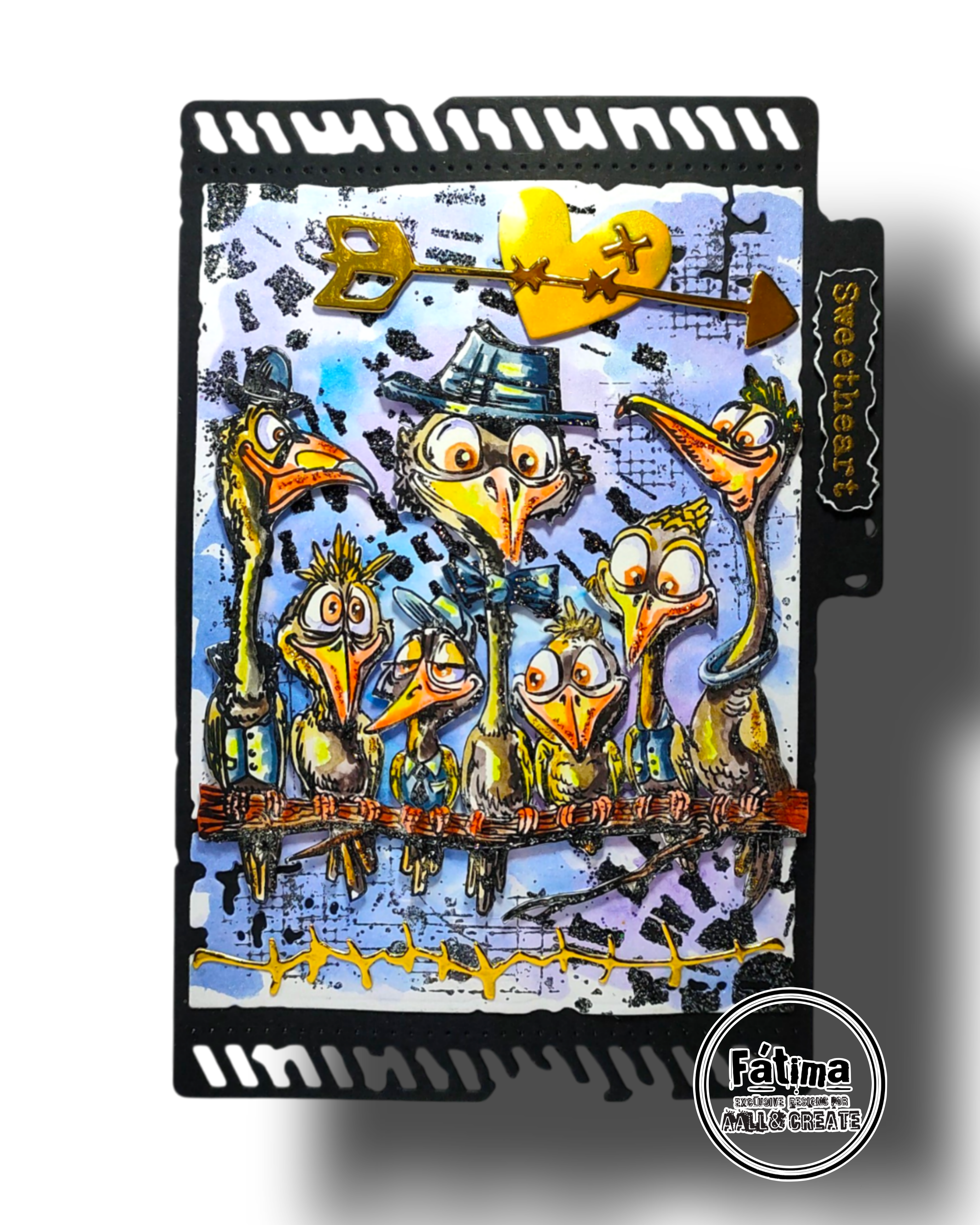 AALL & Create PC-260 Vector Spin sjablong 15x15 cm