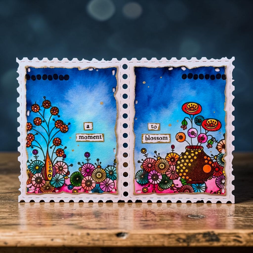 AALL & Create TP-1477 Funny Coquelicots stempelsett A6