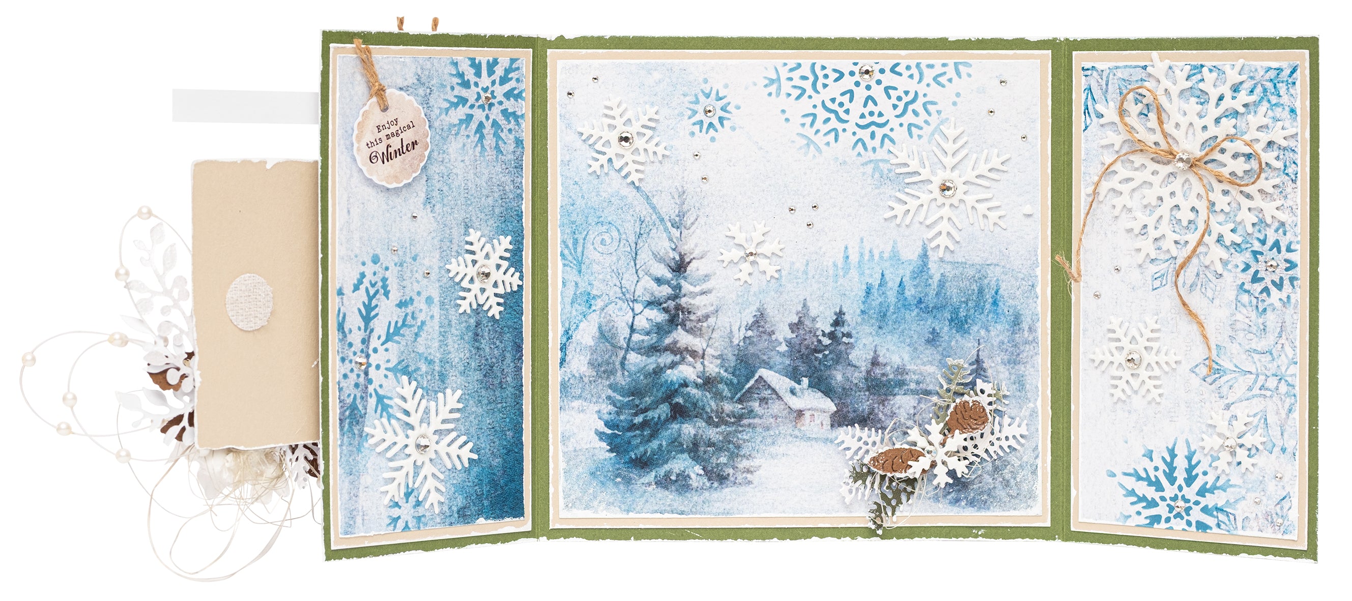 Studio Light Essentials Winter Wonderland papirblokk 36 ark vinter