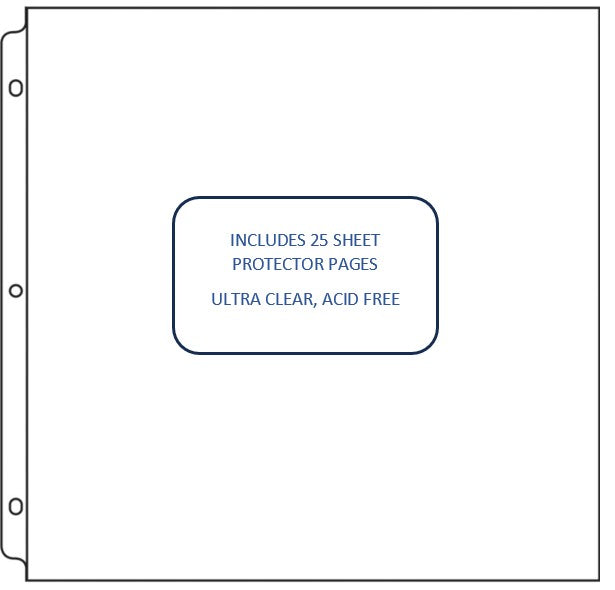Couture Creations Classic Pocket plastlommer 12x12 25-pk klar