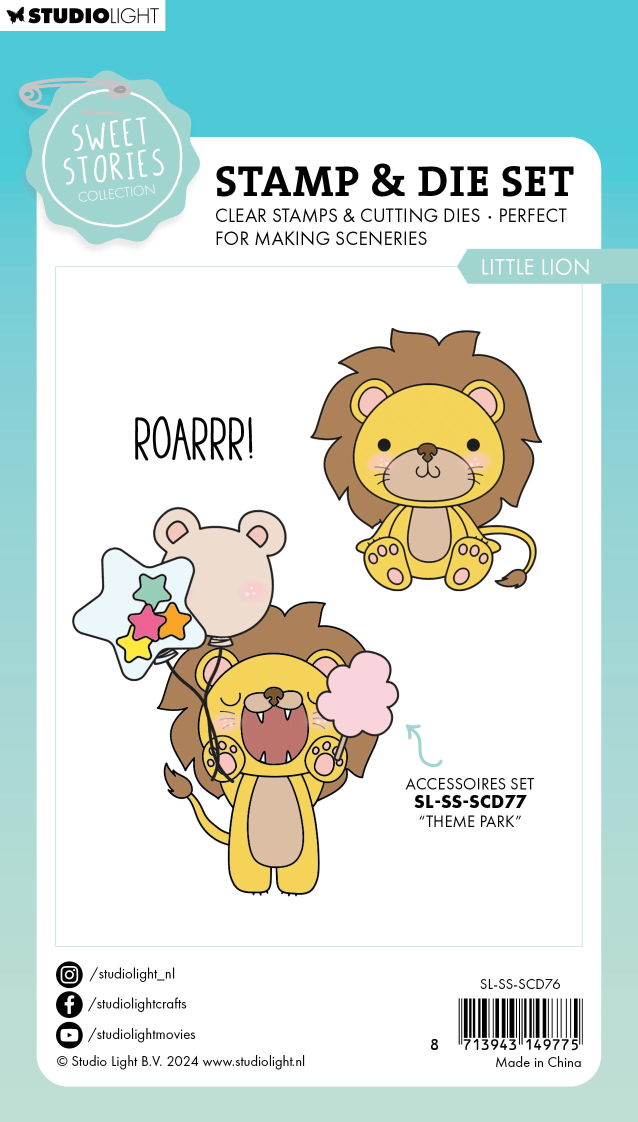 Studio Light Sweet Stories stempel dies Little Lion