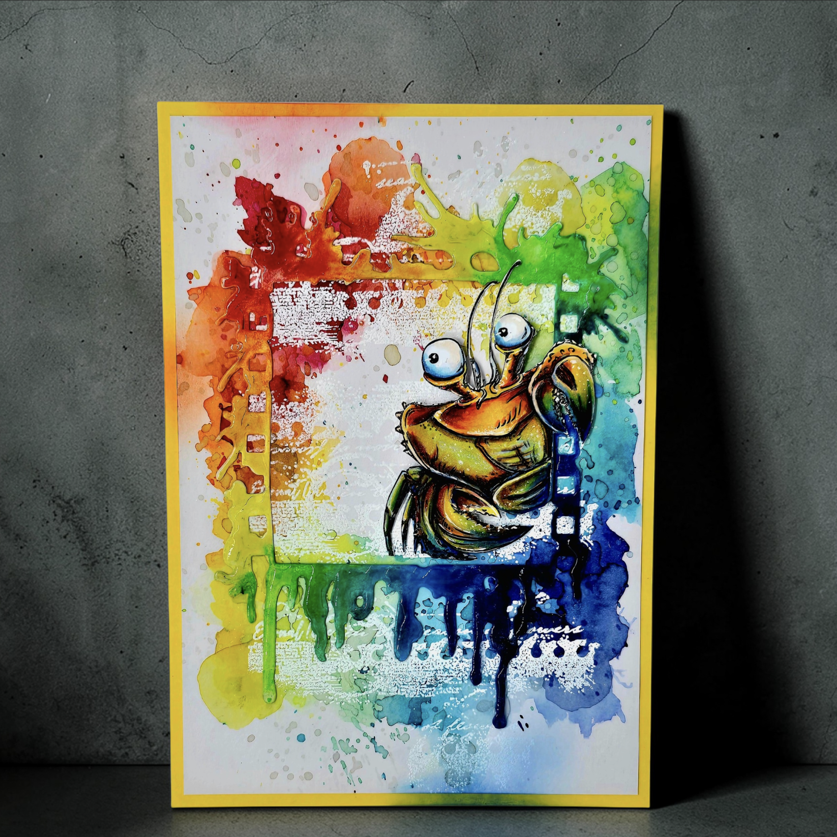 Aall and Create DI-120 Driplight diesett bakgrunn 10x14 cm