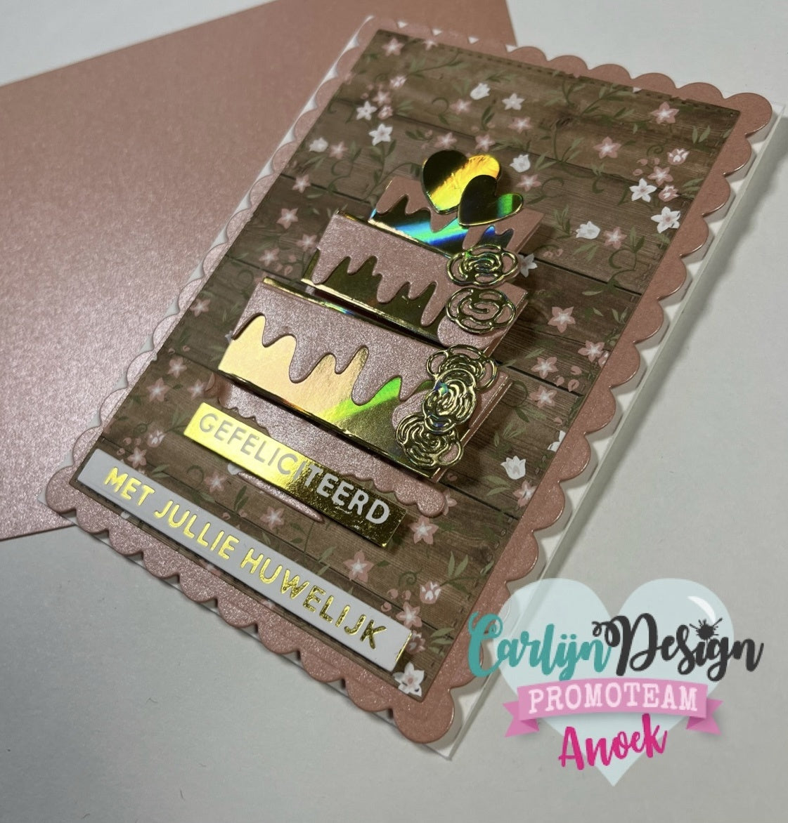 CarlijnDesign Onderteksten CDHF-0026 hot foil gratulerer