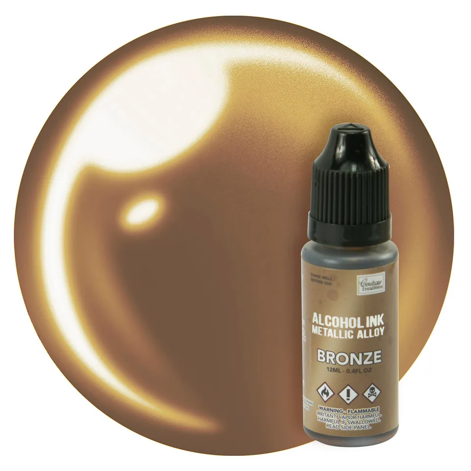 Couture Creations Metallic Alloy alcohol ink 12 ml bronse