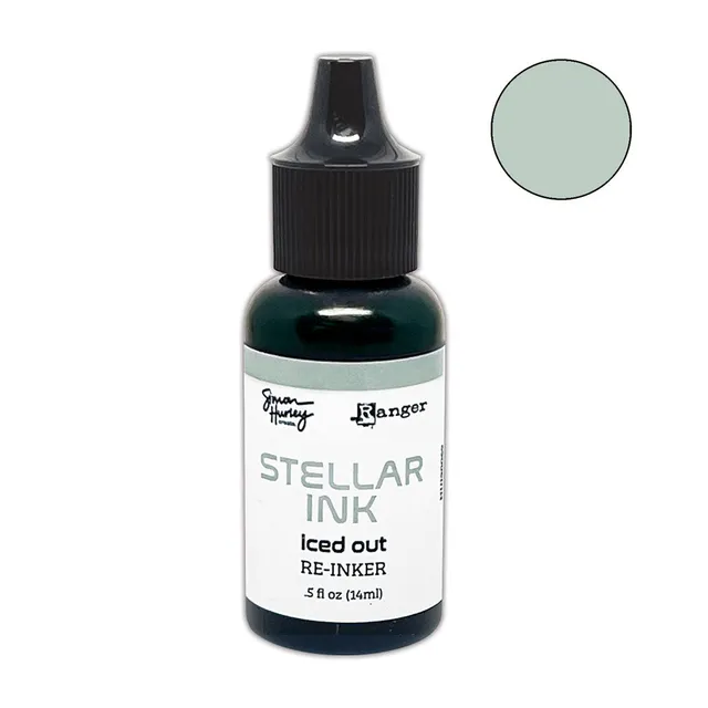 Simon Hurley create. Stellar Iced Out reinker 0,5 oz isblå
