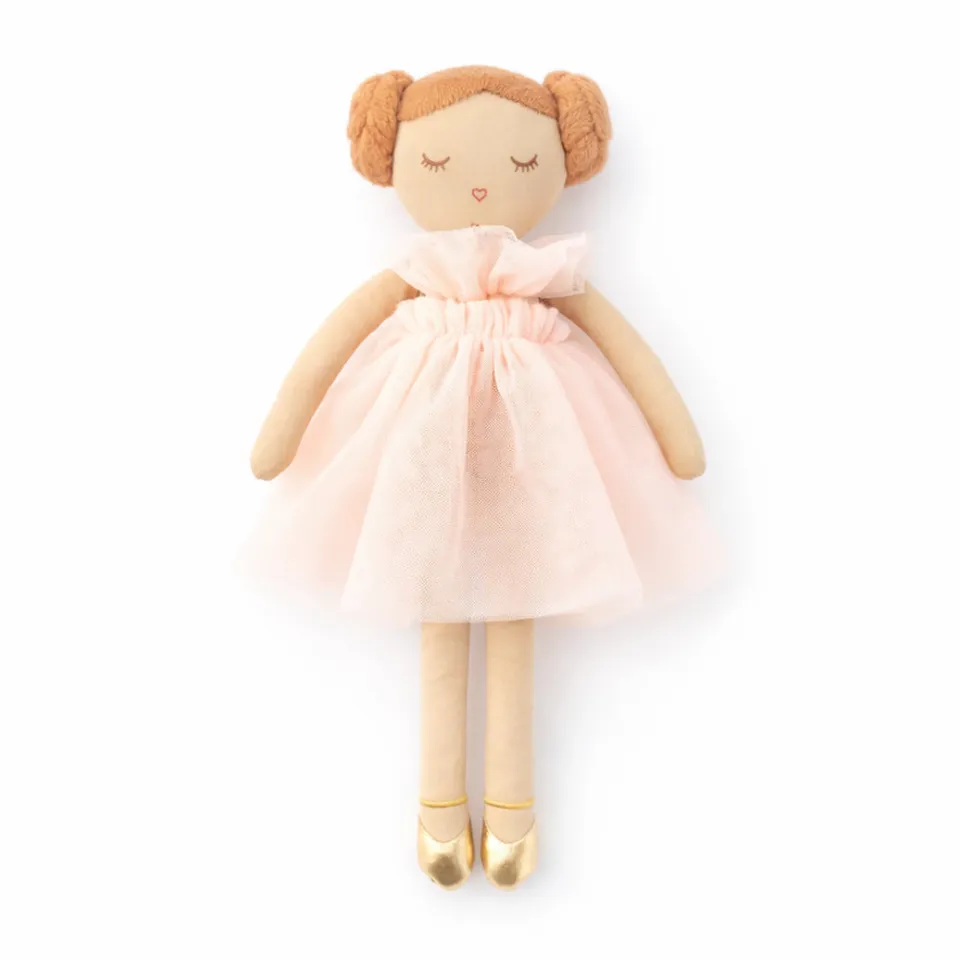 KaiserCraft Toy Box tøydukke Peach Ruffle