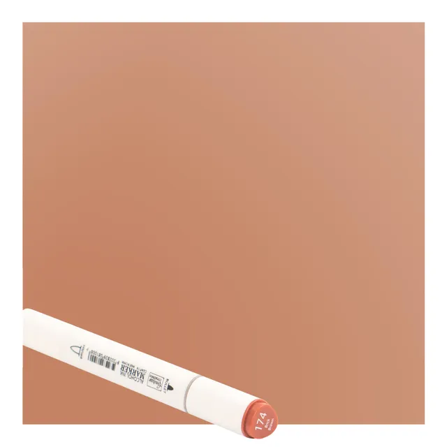 Couture Creations Twin Tip Brick Brown alkoholmarker dobbel tupp permanent