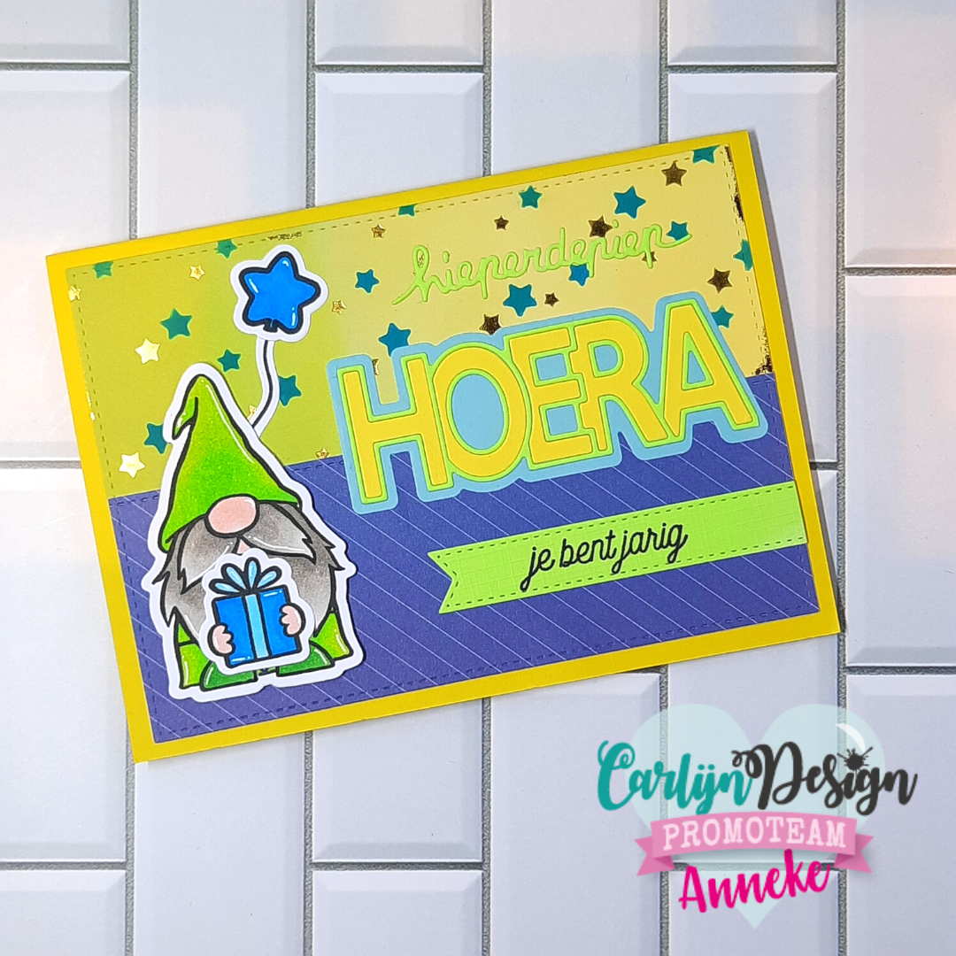 CarlijnDesign A6 Confetti CDHF-0021 hot foil-plate fest