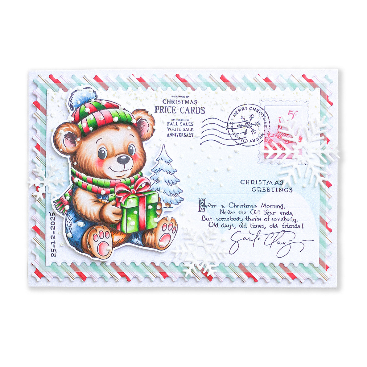 Studio Light Essentials clearstempel winter bear jul