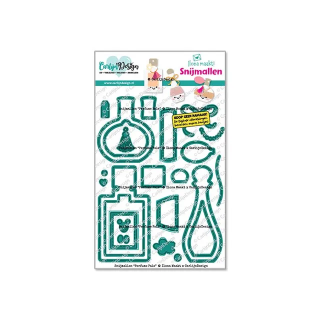 CarlijnDesign Perfume Pals CDSN-0365 dies parfymeflasker