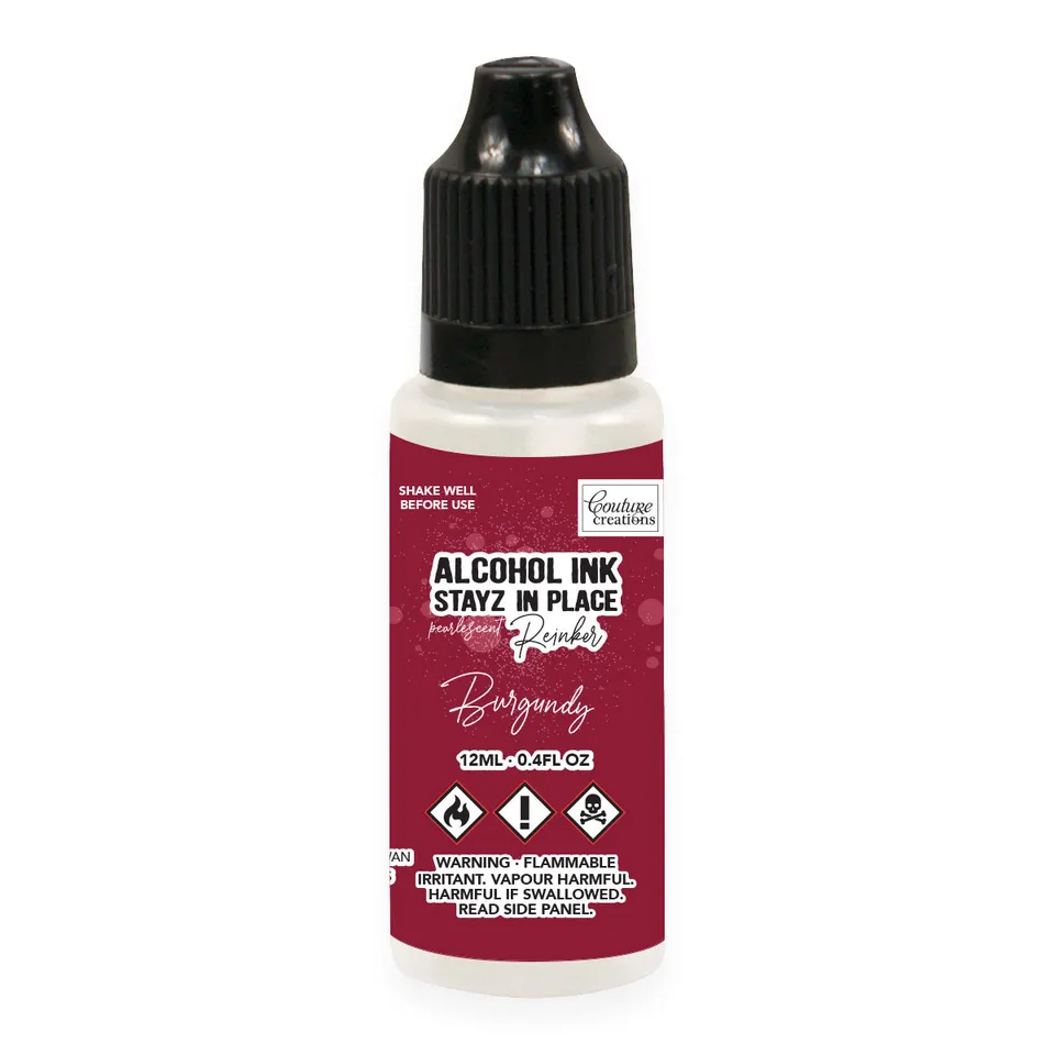 Couture Creations Stayz in Place Burgundy stempelpute refill